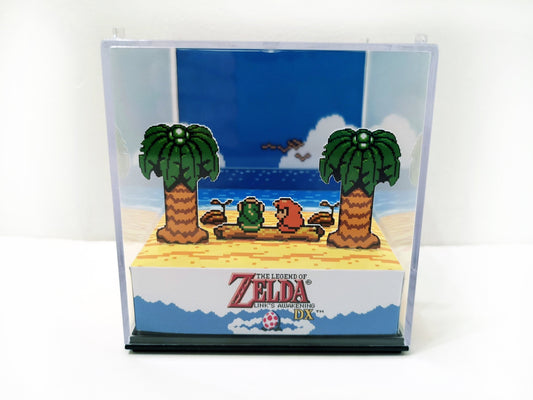 ZELDA LINK'S AWAKENING - Game Cube Diorama