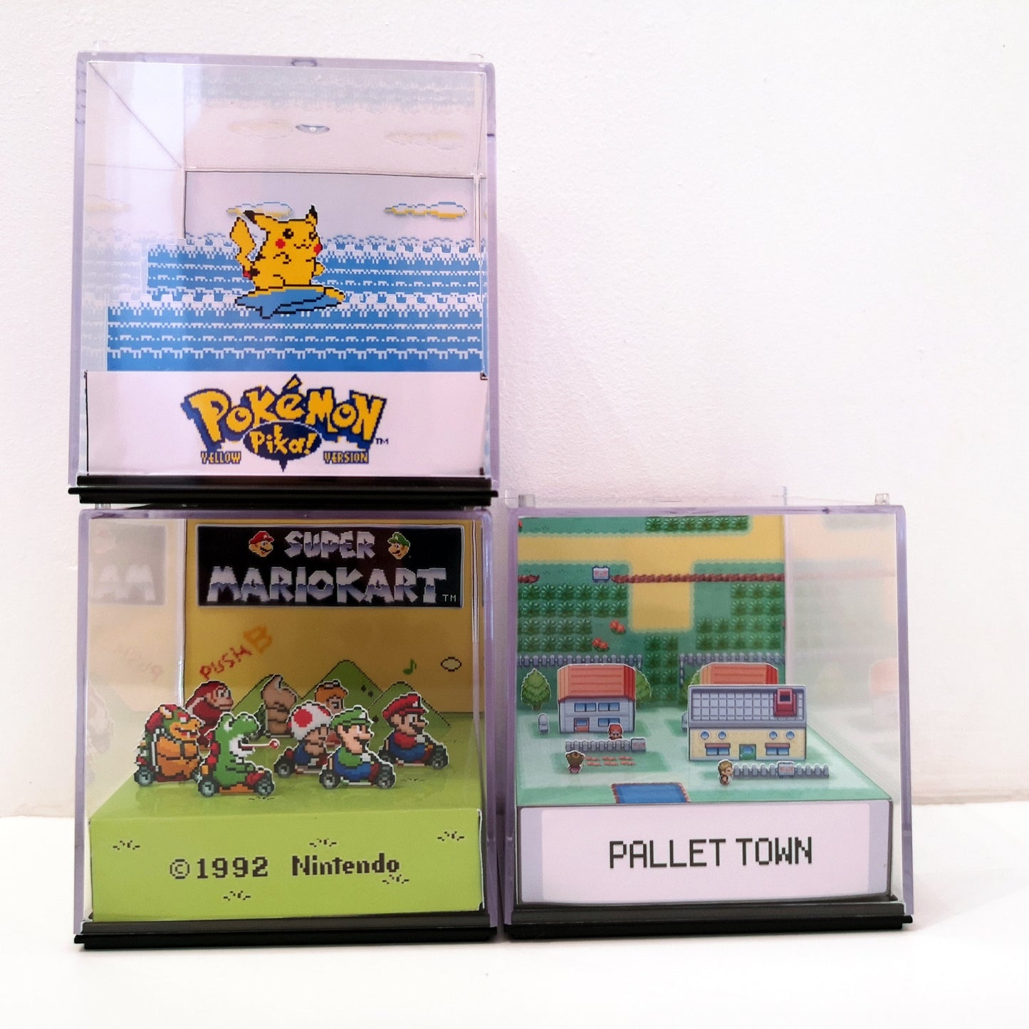 POKEMON SURFING PIKACHU Pokemon Yellow - Game Cube Diorama