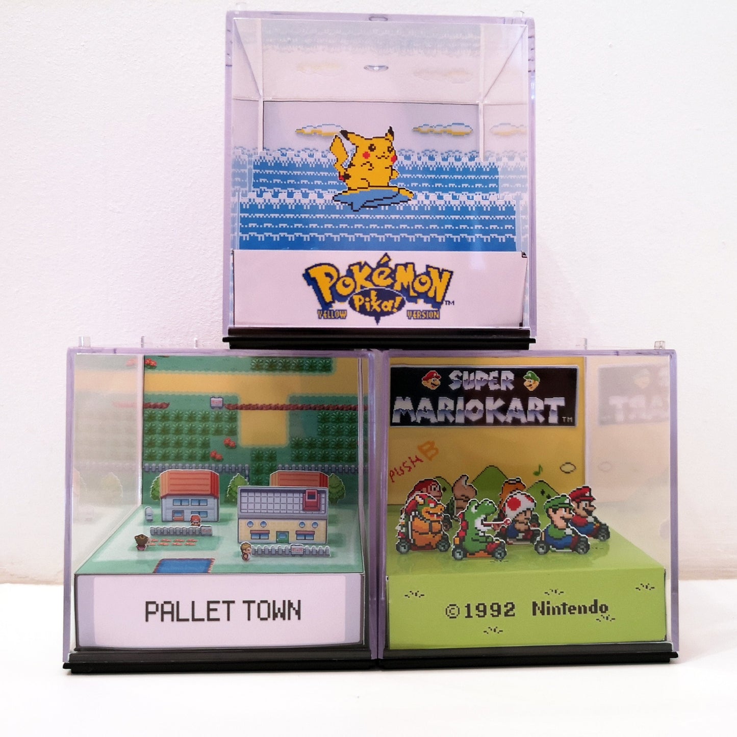 POKEMON SURFING PIKACHU Pokemon Yellow - Game Cube Diorama