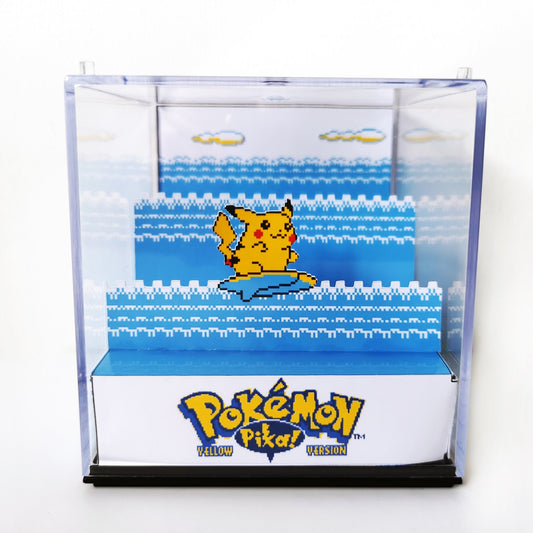 POKEMON SURFING PIKACHU Pokemon Yellow - Game Cube Diorama