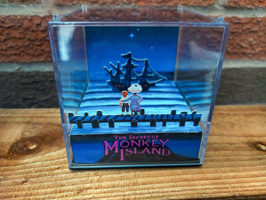 The Secret of MONKEY ISLAND - Game Cube Diorama