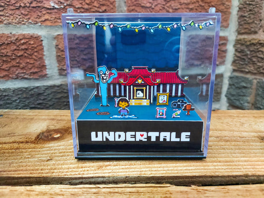 UNDERTALE - Big Dog Shrine - Game Cube Diorama