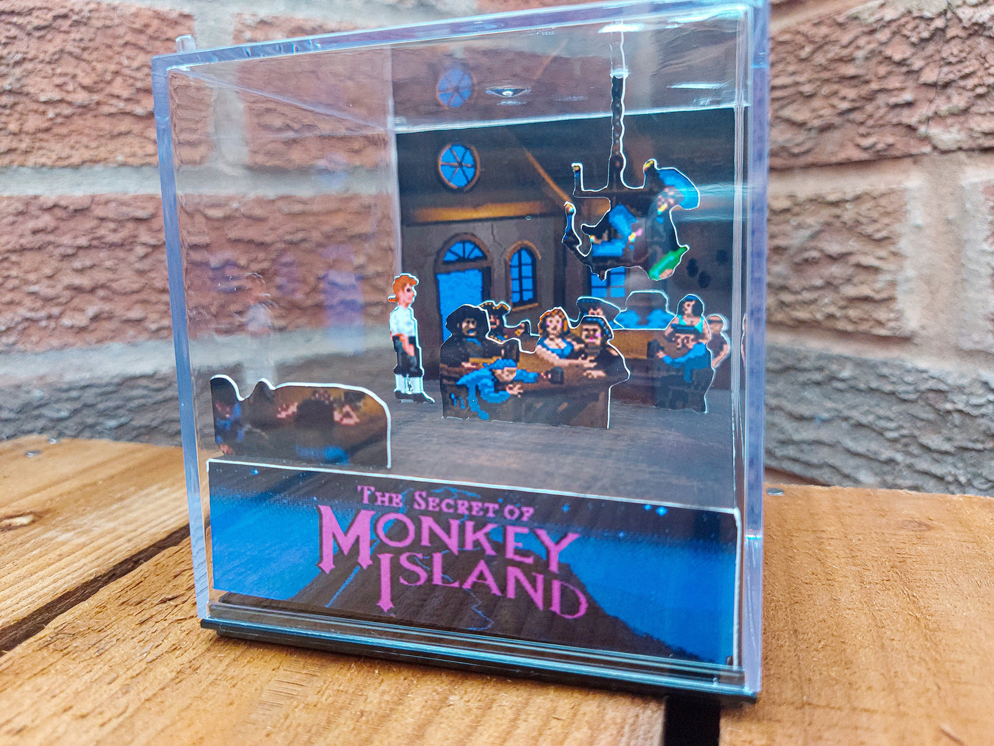 The Secret of MONKEY ISLAND - Scumm Bar - Game Cube Diorama