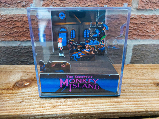 The Secret of MONKEY ISLAND - Scumm Bar - Game Cube Diorama