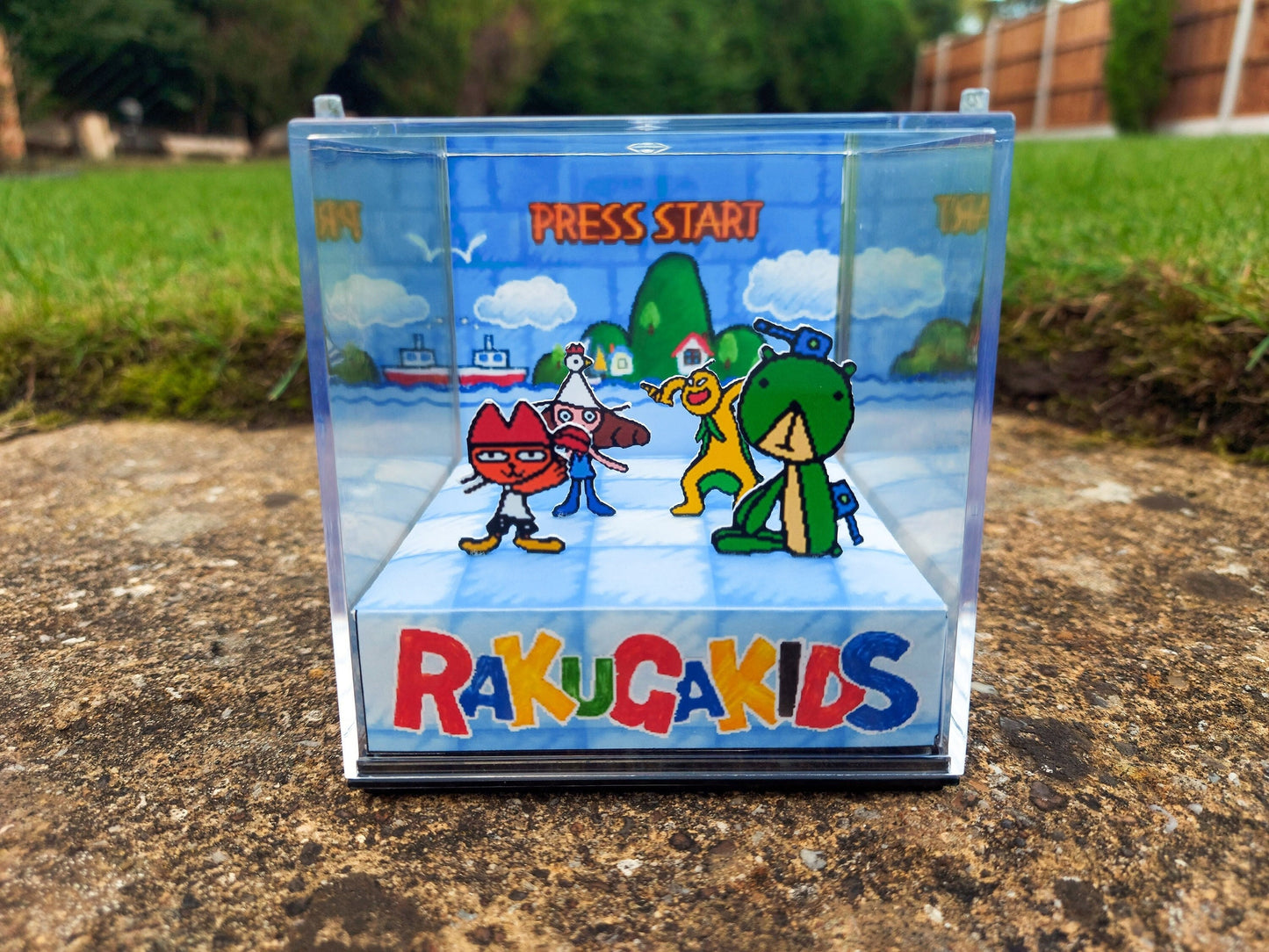 RAKUGA KIDS - 3D Game Cube Diorama