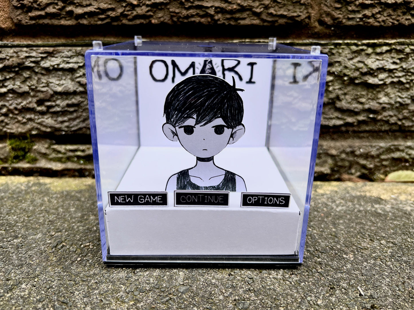 OMORI - Game Start - Game Cube Diorama