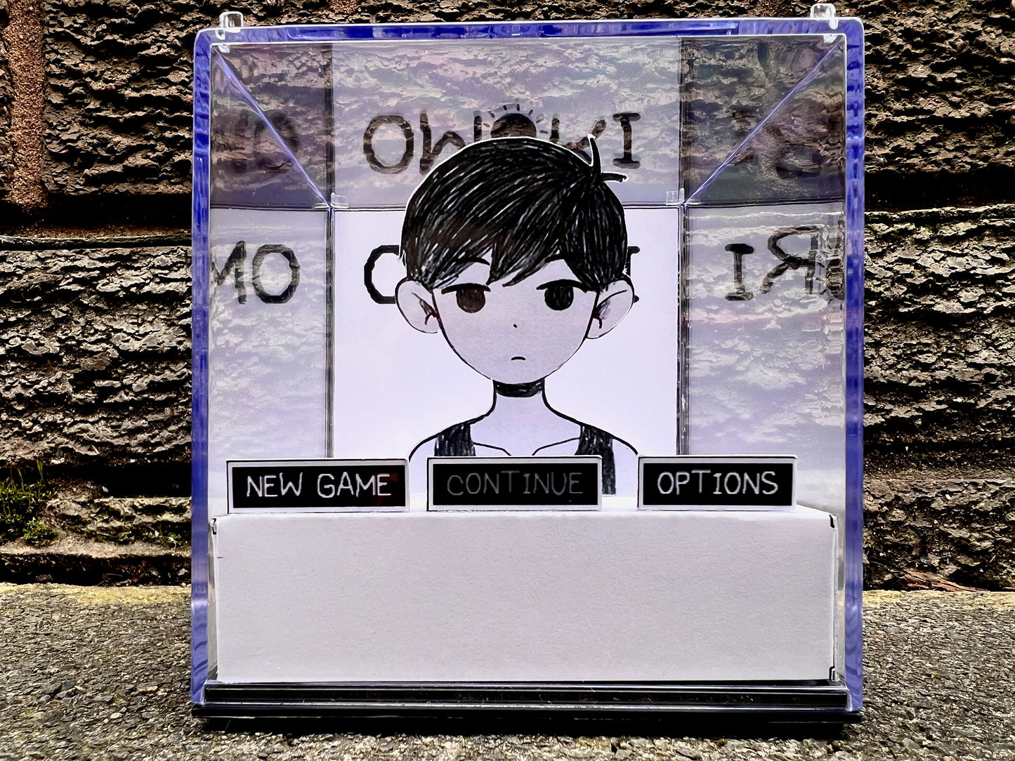 OMORI - Game Start - Game Cube Diorama